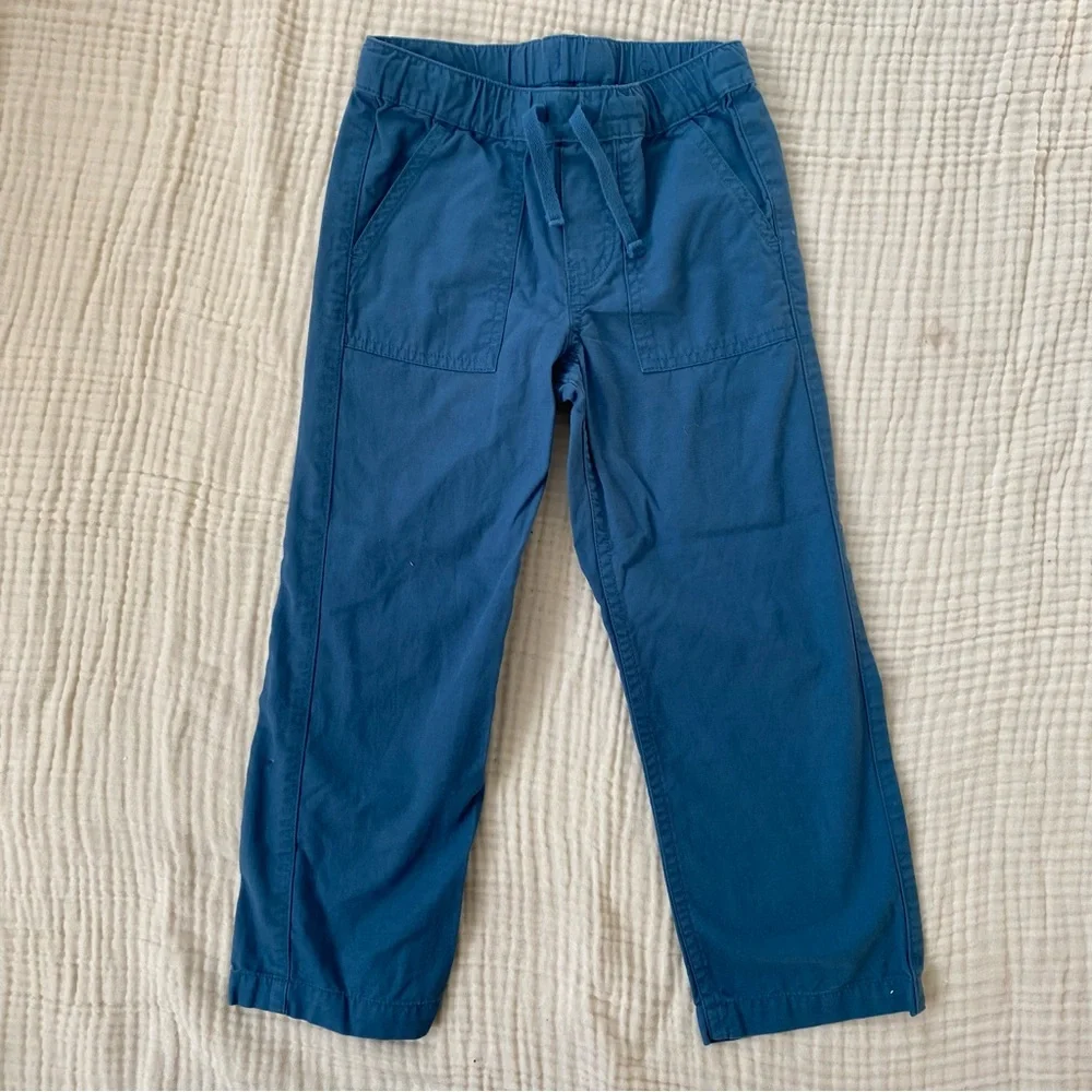 PRIMARY Pants Relaxed Painter Drawstring Work Cotton Canvass Blue Jeans Cargo